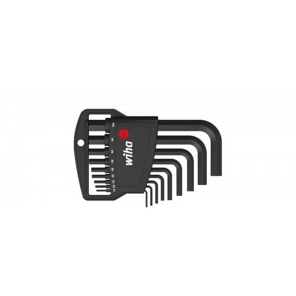 Wiha Sada zástrčných klíčů v držáku Classic Šestihran, 9díl. úprava chemickým černěním (06379)