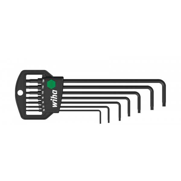 Wiha Sada zástrčných klíčů v držáku Classic TORX® MagicSpring® 7díl. úprava chemickým černěním (33753)