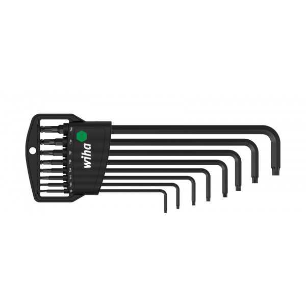 Wiha Sada zástrčných klíčů v držáku Classic Kulová hlava TORX® 8díl., úprava chemickým černěním (32394)