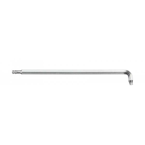 Wiha Klíče ve tvaru L Kulová hlava TORX® s krátkým ramenem, titanově stříbrný T7 x 89 mm (40968)