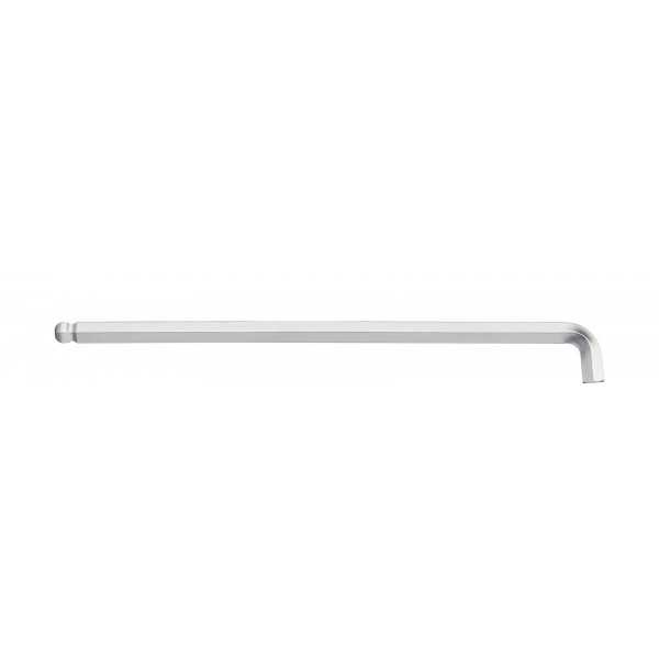 Wiha Klíče ve tvaru L Šestihranná kulová hlava s krátkým ramenem, matně chromovaný 4.0 mm x 142 mm (35486)