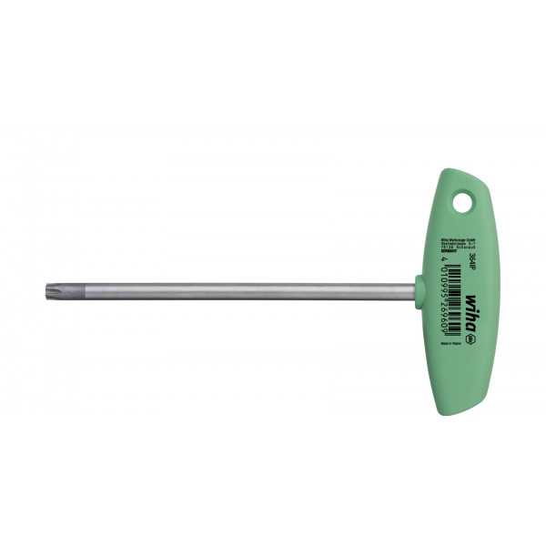 Wiha Zástrčný klíč s rukojetí tvaru T TORX PLUS®, matně chromovaný 30IP x 182 mm (26959)