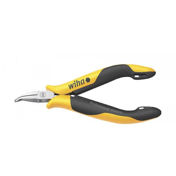 Wiha Kleště s plochými zahnutými čelistmi Professional ESD vyhnutý tvar, cca 45° 120 mm, 4 3/4" (26802)