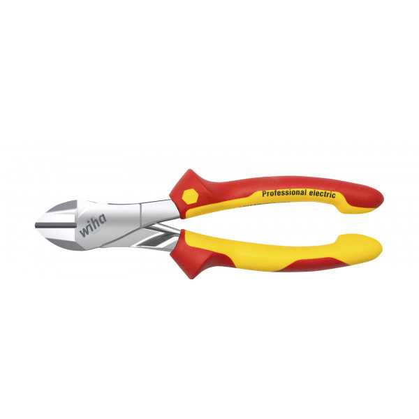 Wiha Silné kleště štípací, stranové Professional electric s DynamicJoint® se zapínatelnou a vypínatelnou otvírací pružinou 180 m