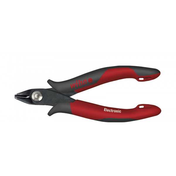 Wiha Kleště štípací stranové Electronic široká, špičatá hlava s malým břitem 135 mm, 5 1/3" (26815)