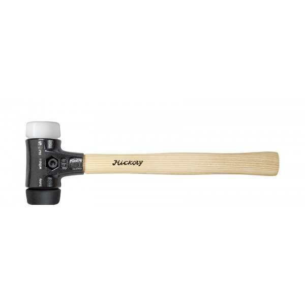 Wiha Palička Safety, středně měkká/velmi tvrdá s rukojetí z hikorového dřeva, kulatý pracovní konec 40, 325 mm (26658)