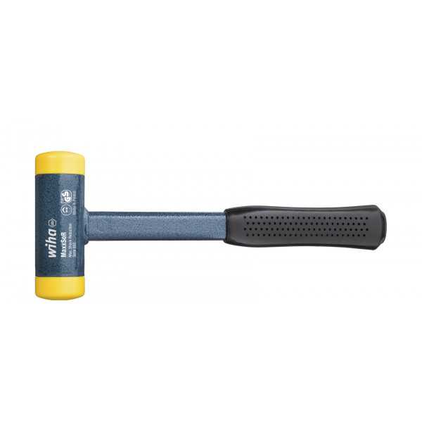 Wiha Palička bez zpětného rázu, středně tvrdá s násadou z ocelové trubky, kulatý pracovní konec 30, 290 mm (02123)