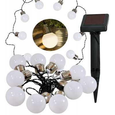 Svietidlo solárne GIRLANDA KUL 10LED-MAT