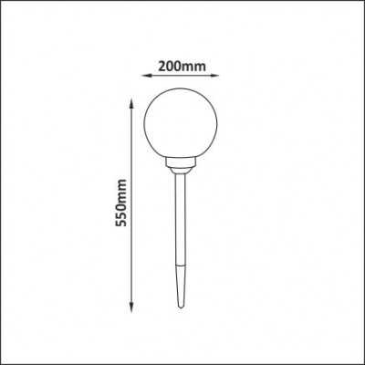 Svietidlo solárne GUĽA 20, RGB+3500K