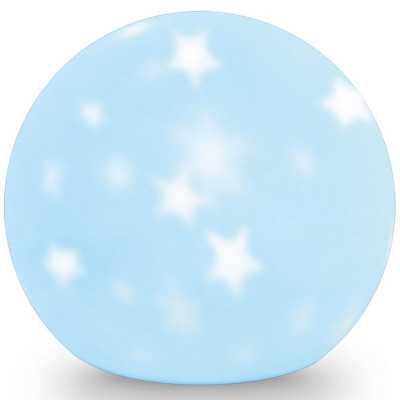 Lampa detská MOON LED 1W 4000K-6500K-BLUE