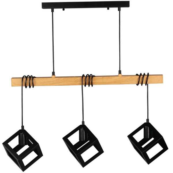 Svietidlo SWEDEN 3XE27 WOOD