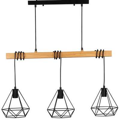 Svietidlo VIGO 3XE27 WOOD