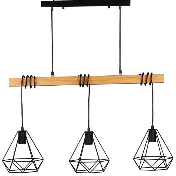 Svietidlo VIGO 3XE27 WOOD