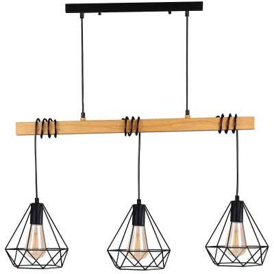 Svietidlo VIGO 3XE27 WOOD