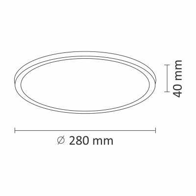 Svietidlo WOODY-30 LED 15W 4000K