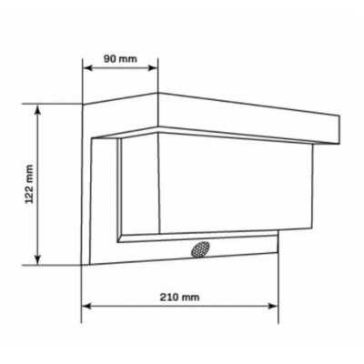Svietidlo solárne TONY-N LED 6500K CN