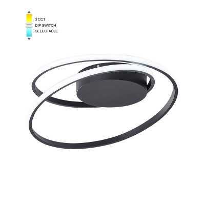 Svietidlo RING 38 D46 LED 38W CCT-DIP BLC Svietidlo RING 38 D46 LED 38W CCT-DIP BLC