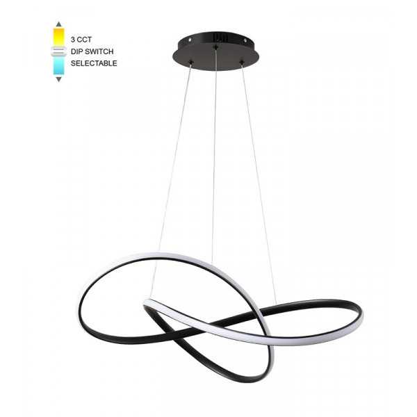 Svietidlo WAVE D60 LED 48W CCT-DIP BLC