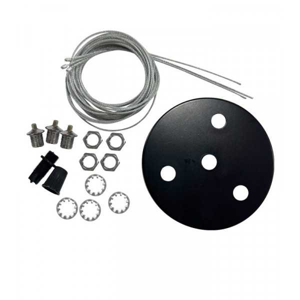 Záves HSR 3X1.5M ROUND HAN. SET BLC