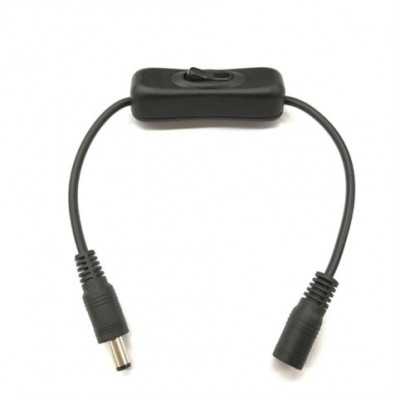 Vypínač medzišnúrový KM-VM-01 ČIERNY