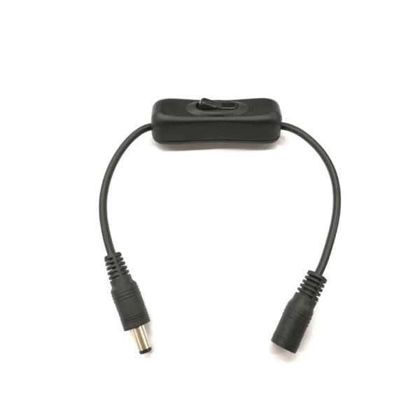 Vypínač medzišnúrový KM-VM-01 ČIERNY