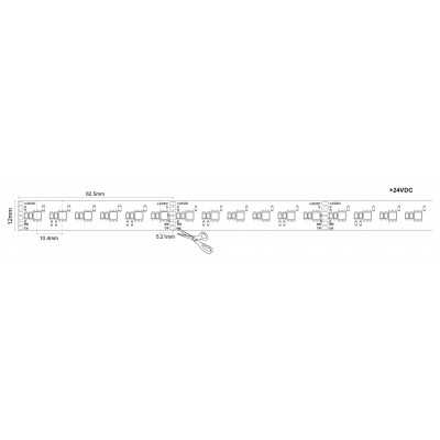 Led pás 23W-M RGB+WW+CW IP20 24V