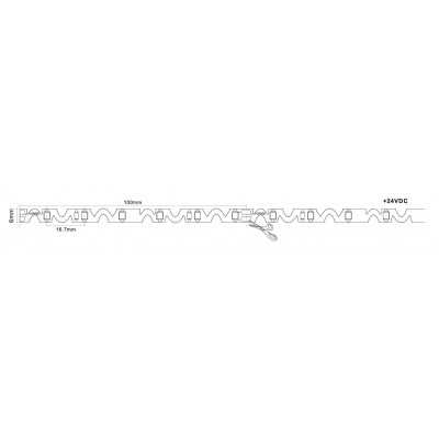 Led pás 4,8W-M S-TYP 4000K IP20 24V