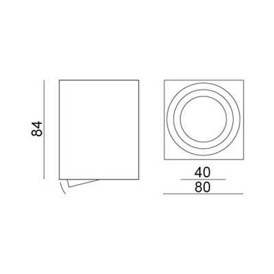 Svietidlo AMAT-M WHITE-S