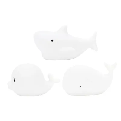 Dotykové svetielka do vody 3 ks Delfín, veľryba, žralok