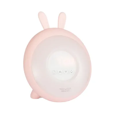 Budík so svetlom Zajačik Ružový