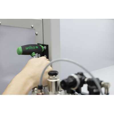 Wiha Zástrčný klíč s rukojetí tvaru T ComfortGrip TORX® s boční pracovní částí, matně chromovaný T25 (45449)