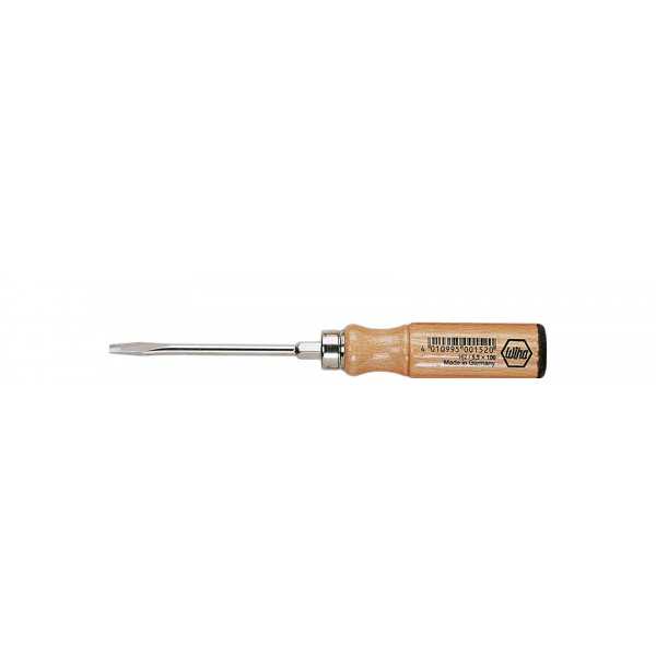 Wiha Dřevěný šroubovák Plochý 5.5 mm x 100 mm (00152)